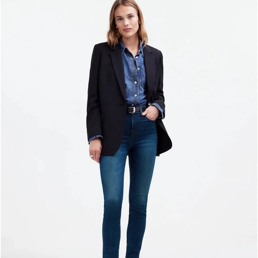 Madewell 10” High Rise Women's Blue Skinny Jeans - Picture 1 of 7